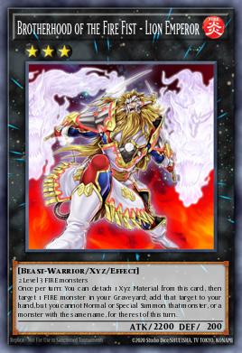 Brotherhood of the Fire Fist - Lion Emperor