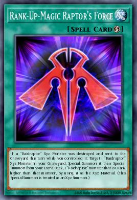 Rank-Up-Magic Raptor's Force